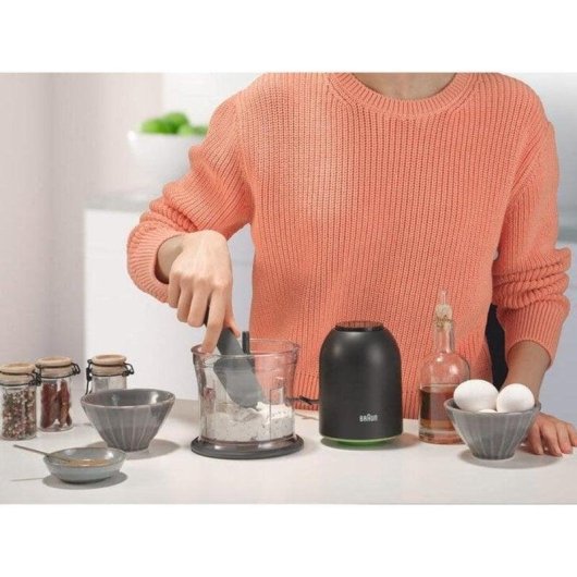 Picadora eléctrica Braun CH3011BK 500W 0,5L 4 cuchillas acero inoxidable