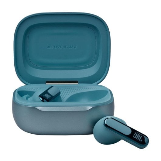Auriculares JBL Live Beam 3 inalámbricos Bluetooth mit adaptiver Geräuschunterdrückung und IP55 Schutz, blau