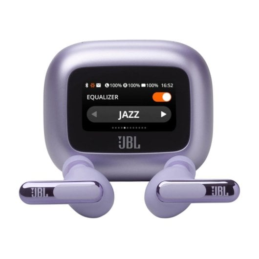 Auriculares JBL Live Beam 3 kabellos Bluetooth mit adaptiver Geräuschunterdrückung und Mikrofon lila