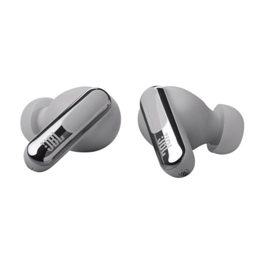 Auriculares JBL Live Beam 3 inalámbricos Bluetooth con Cancelación de Ruido y Micrófono Plata