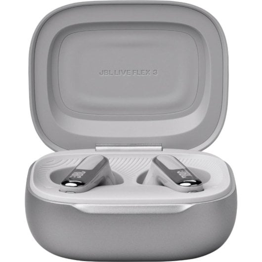 JBL Live Flex 3 Auriculares Sem Fios Bluetooth com Cancelamento de Ruido e Microfone Prateados