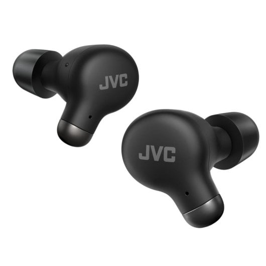 Auriculares JVC inalámbricos Bluetooth TWS con Cancelación de Ruido Micrófono y resistentes al agua negros
