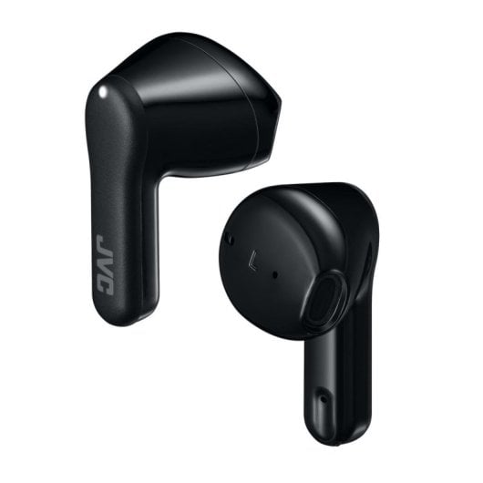Auriculares JVC inalámbricos Bluetooth TWS con micrófono, resistencia IPX4 y carga rápida, negros