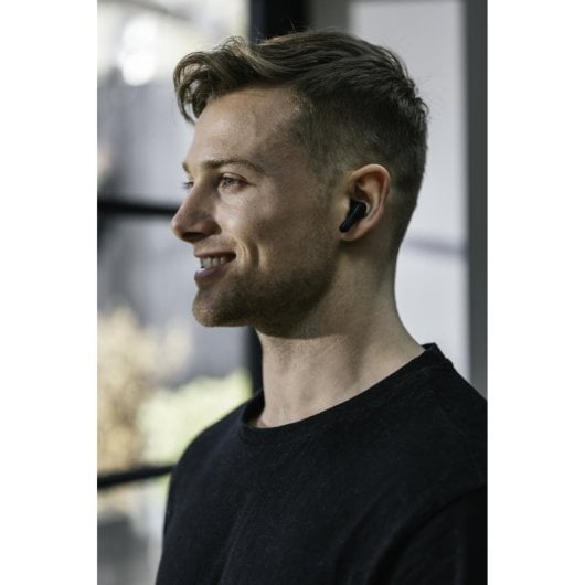 Auriculares JVC inalámbricos Bluetooth TWS con micrófono, resistencia IPX4 y carga rápida, negros