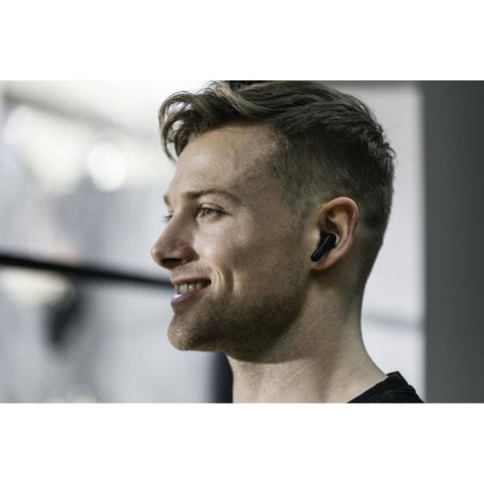 Auriculares JVC inalámbricos Bluetooth TWS con micrófono, resistencia IPX4 y carga rápida, negros