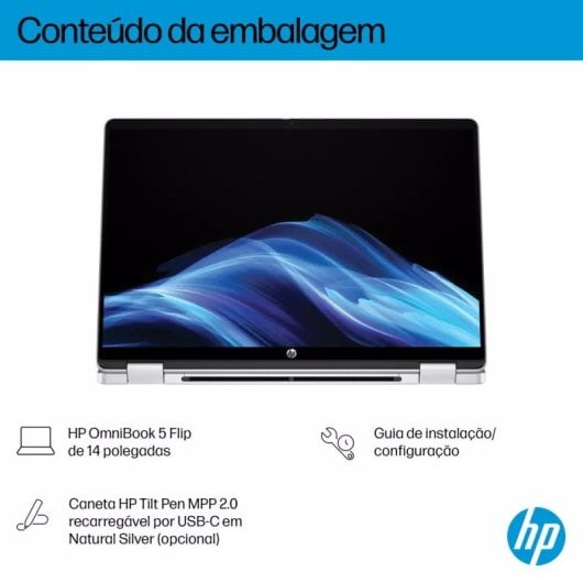 HP OmniBook 5 Flip 14-fp0000np Intel Core i7-150U/16 Go/SSD 1 To/écran tactile 14" (PT)
