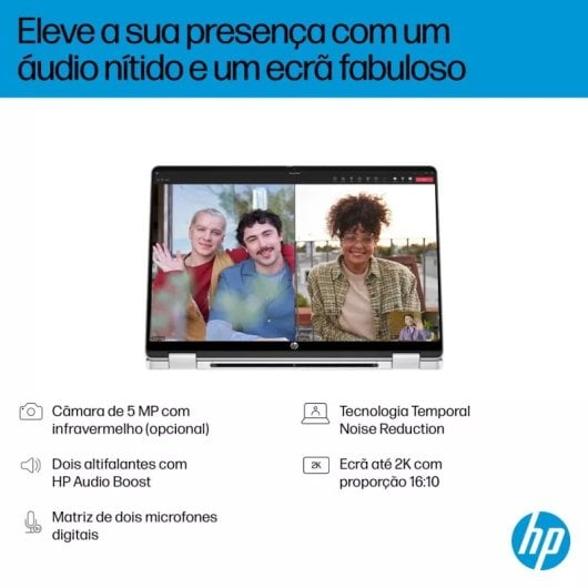 HP OmniBook 5 Flip 14-fp0000np Intel Core i7-150U/16 Go/SSD 1 To/écran tactile 14" (PT)