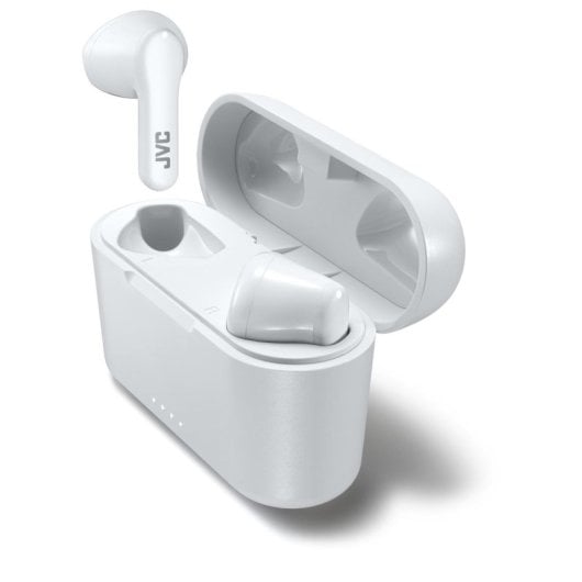 JVC HA-A3T Auriculares Sem Fios TWS Bluetooth com Resistência a Salpicos e Microfone Brancos