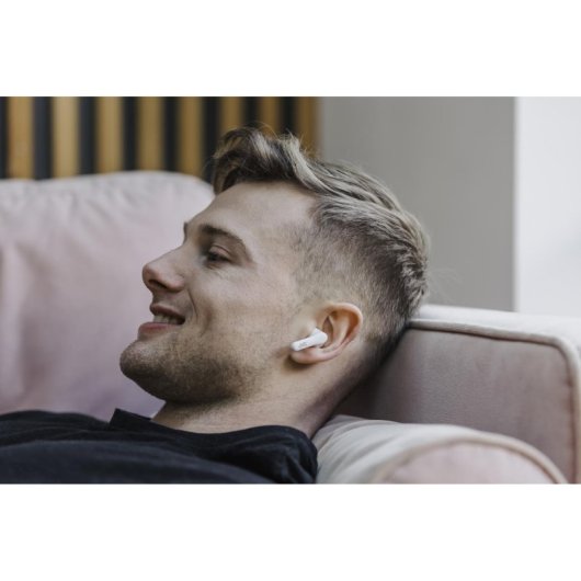 JVC HA-A3T Auriculares Sem Fios TWS Bluetooth com Resistência a Salpicos e Microfone Brancos