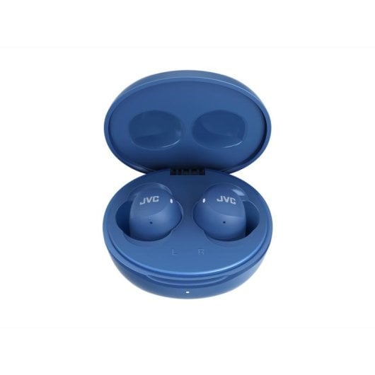 Kopfhörer JVC HA-A6T kabellos Bluetooth TWS Mikrofon 23h Akku Blau