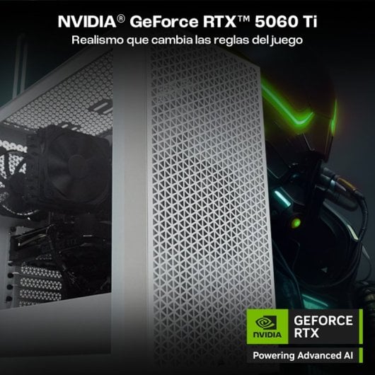 PcCom Studio V2 Intel Core i5-14400F / 32 GB / 2 TB SSD / RTX 5060 Ti 8 GB + Windows 11 Pro – Weiß