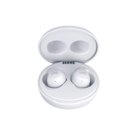 Auriculares JVC inalámbricos Bluetooth TWS control táctil batería 23h IPX4 blancos