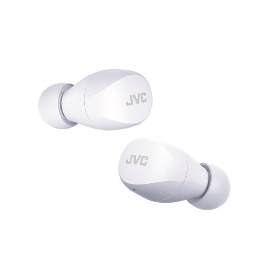 Auriculares JVC inalámbricos Bluetooth TWS control táctil batería 23h IPX4 blancos