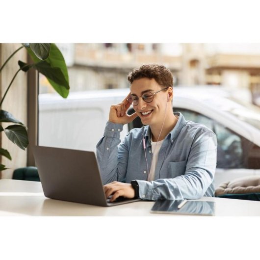 Kopfhörer JVC HA-FR17UC-P kabelgebunden USB-C DAC integriert Mikrofon Rosa