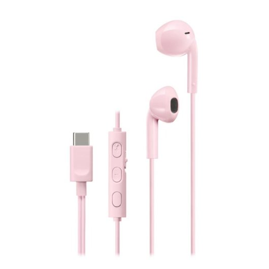 Kopfhörer JVC HA-FR17UC-P kabelgebunden USB-C DAC integriert Mikrofon Rosa