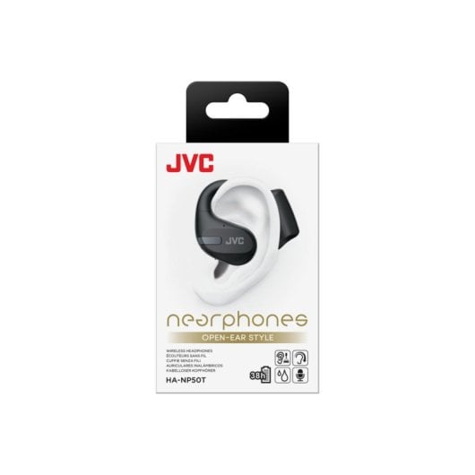Auriculares JVC inalámbricos Bluetooth TWS con micrófono, open-ear y resistentes al agua IPX4