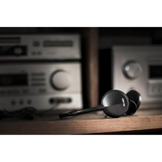 ELBE AU-889-TV Auscultadores com Cabo 5m e Regulador de Volume Preto