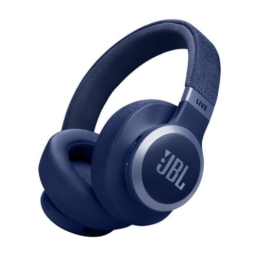 JBL Live 770NC Auscultadores Sem Fios Bluetooth com Cancelamento de Ruido e Autonomia 65h Azuis