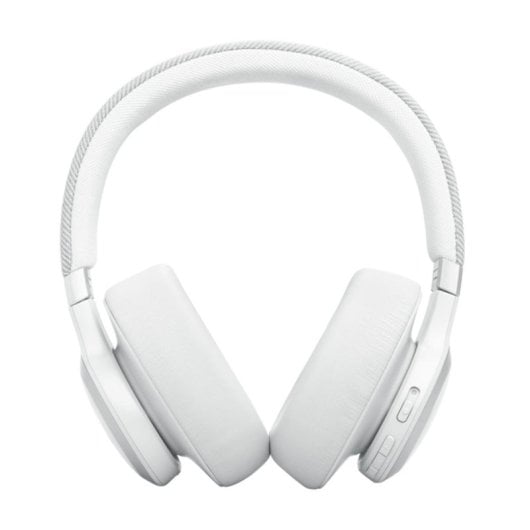 Auriculares JBL inalámbricos bluetooth con Cancelación de Ruido adaptativa, Micrófono y Blanco
