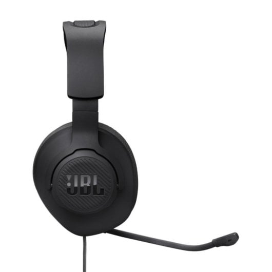 JBL Quantum 100M2 Headset com Cabo, 3,5 mm, Som Envolvente e Microfone Desmontável Preto