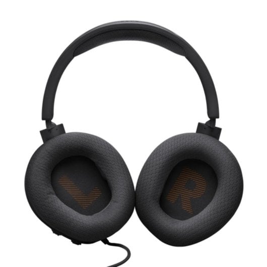 JBL Quantum 100M2 Headset com Cabo, 3,5 mm, Som Envolvente e Microfone Desmontável Preto