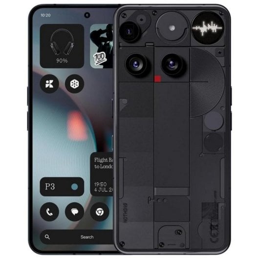 Smartphone Nothing Phone 3 16GB 512GB 50MP AMOLED 120Hz Android 15 Preto