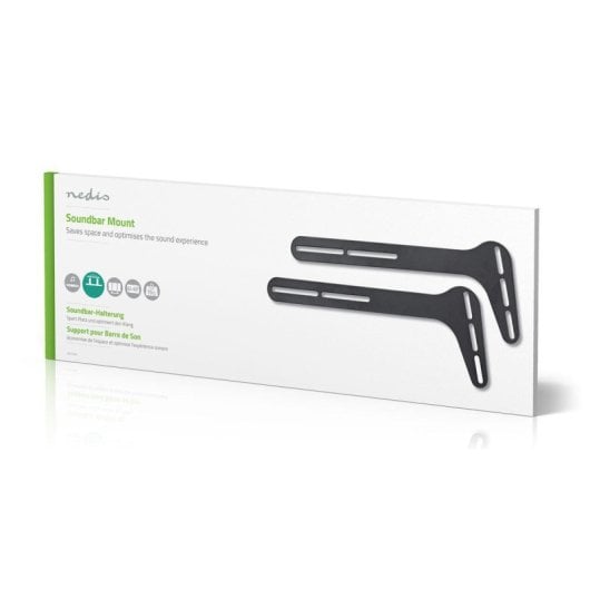Support Nedis SBMT05BK Noir pour TV et Haut-Parleurs Soundbar
