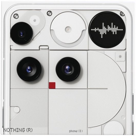 Smartphone Nothing Phone (3) 16GB/512GB/Triple Camera 50MP/Android 15/Blanc
