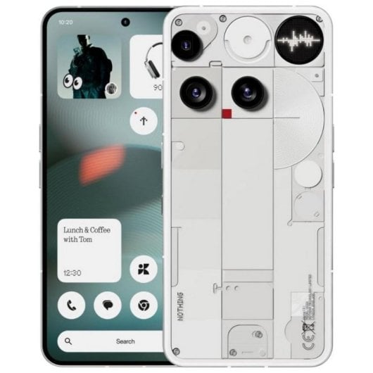 Smartphone Nothing Phone (3) 16GB/512GB/Triple Camera 50MP/Android 15/Blanc