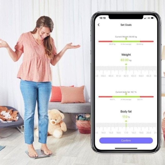 Bascule personnelle Rowenta Goodvibes LIFE BR9600 160kg Précision 100g LED Argent