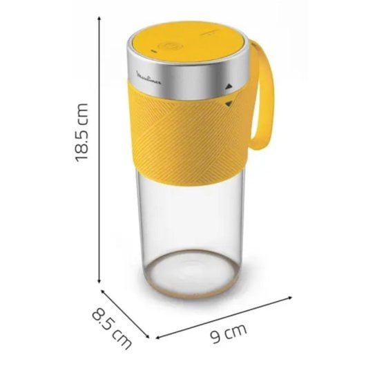 Frullatore Portatile Moulinex Lightmix LM1C0210 0,3L Acciaio Inossidabile Trasparente Giallo