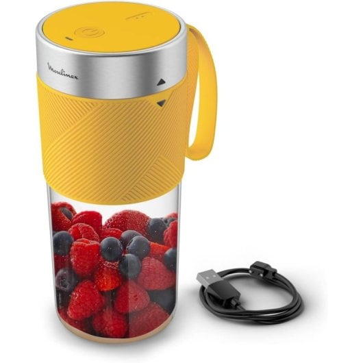 Frullatore Portatile Moulinex Lightmix LM1C0210 0,3L Acciaio Inossidabile Trasparente Giallo