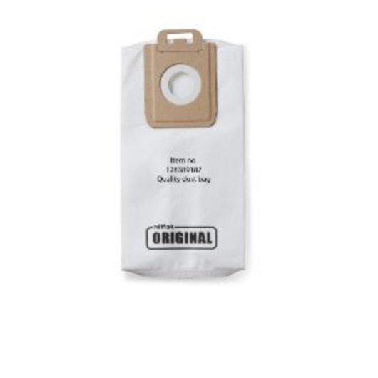 Bolsa para el polvo Nilfisk 128389187 Blanco Pack 4 unidades máxima filtración