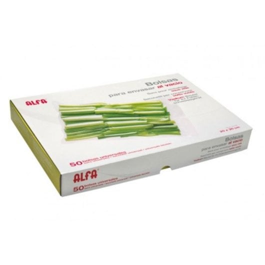 Bolsa para envasadora al vacío Alfa 25142 300 x 200 mm 50 unidades