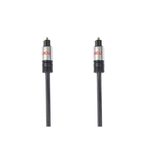 Câble audio DCU Tecnologic 30751020 Toslink 1m fibre optique noir