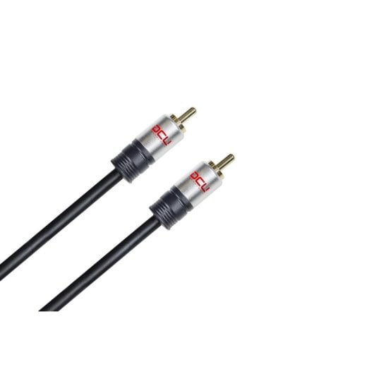 Cabo Fibra Óptica DCU Tecnologic 30751020 Toslink Macho-Macho 1m Preto