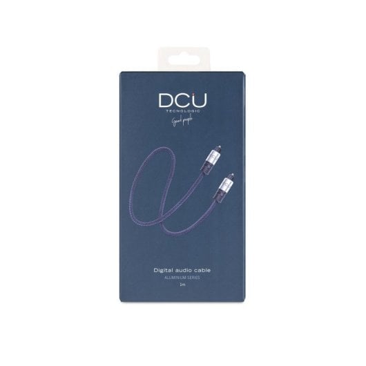 Cabo Fibra Óptica DCU Tecnologic 30751020 Toslink Macho-Macho 1m Preto