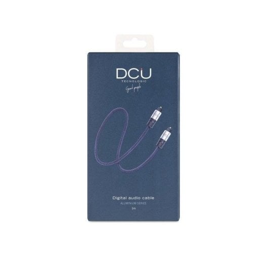 Câble audio DCU Tecnologic 30751020 Toslink 1m fibre optique noir