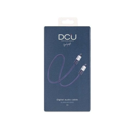 Câble audio DCU Tecnologic 30751020 Toslink 1m fibre optique noir