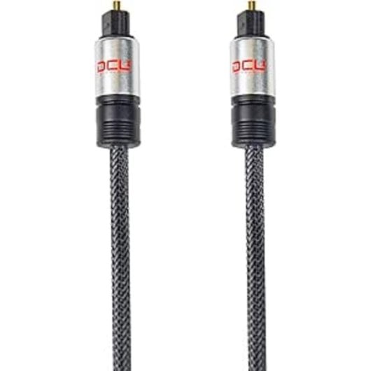 Cabo Fibra Óptica DCU Tecnologic 30751020 Toslink Macho-Macho 1m Preto