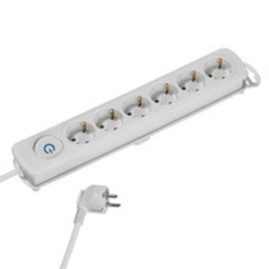 Multiprise Vivanco KOMFORT 1.4m Blanc 6 sorties AC 3680W