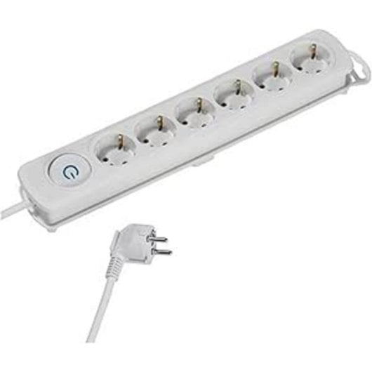 Multiprise Vivanco KOMFORT 1.4m Blanc 6 sorties AC 3680W