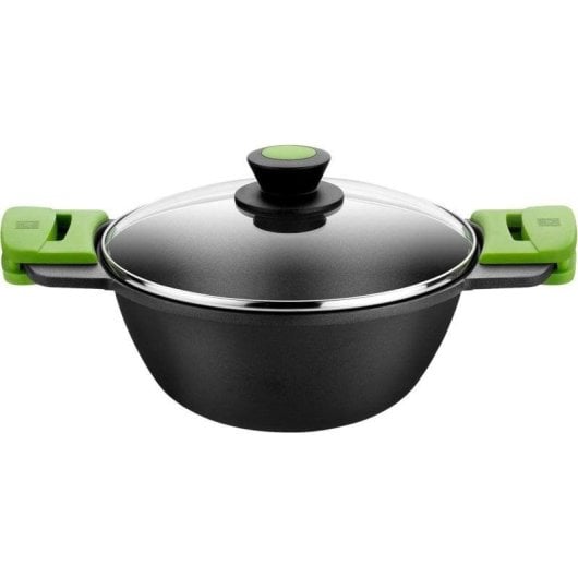 Casseruola BRA Prior A402028 4.2L Alluminio Antiaderente Induzione Manici Silicone