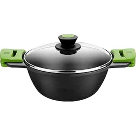 Casseruola BRA Prior A402028 4.2L Alluminio Antiaderente Induzione Manici Silicone