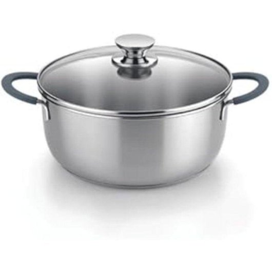 Cacerola BRA Master Acero Inoxidable 16 cm Mango Ergonómico y Tapadera