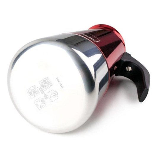 Cafetera Italiana Ibili Moca Rosso 6 Tazas 280 ml Acero Inoxidable Inducción