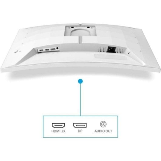 Monitor Philips Evnia 32M2C5501/00 31.5" QuadHD 180Hz VA Curvo FreeSync G-SYNC HDR10 1ms Branco
