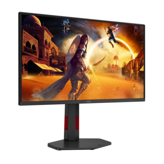 Moniteur AOC Q25G4SR 24.5'' QHD 300Hz Fast IPS Noir Rouge