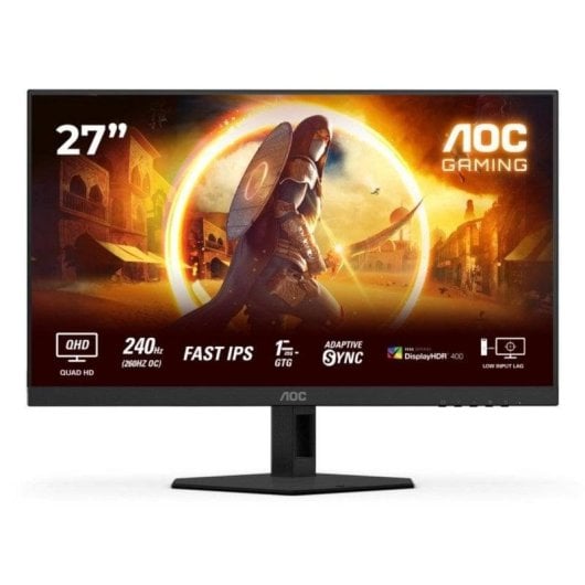 Monitor PC AOC Q27G4ZR 27" QHD 260Hz Fast IPS HDR400 1ms Altoparlanti
