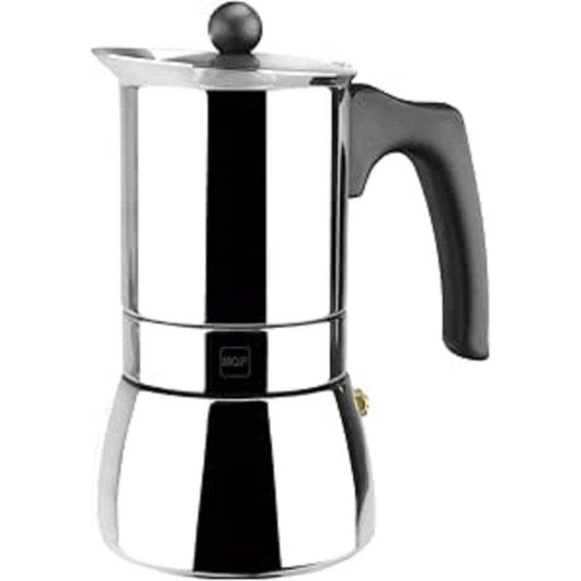 Máquina de café italiana Magefesa Génova 6 xícaras aço inox indução
